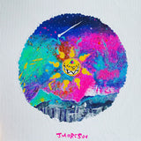 The Universe Smiles Upon You (12" x 12") - JMORESUN