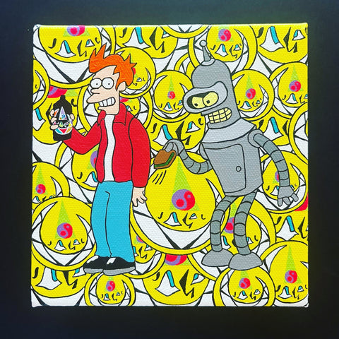 Fry & Bender (6” x 6”) - JMORESUN