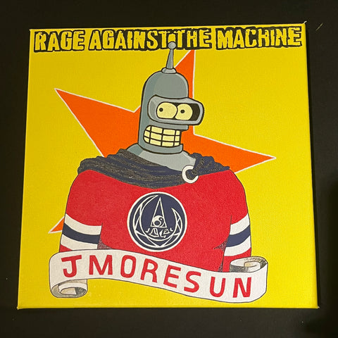 Rage Against. The Machine (12” x 12”) - JMORESUN
